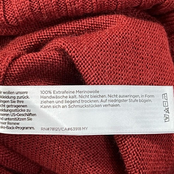 Eileen Fisher Boxy Tight Knit Italian Yarn 100% Extra Fine Merino Wool XS/TP - Picture 6 of 6